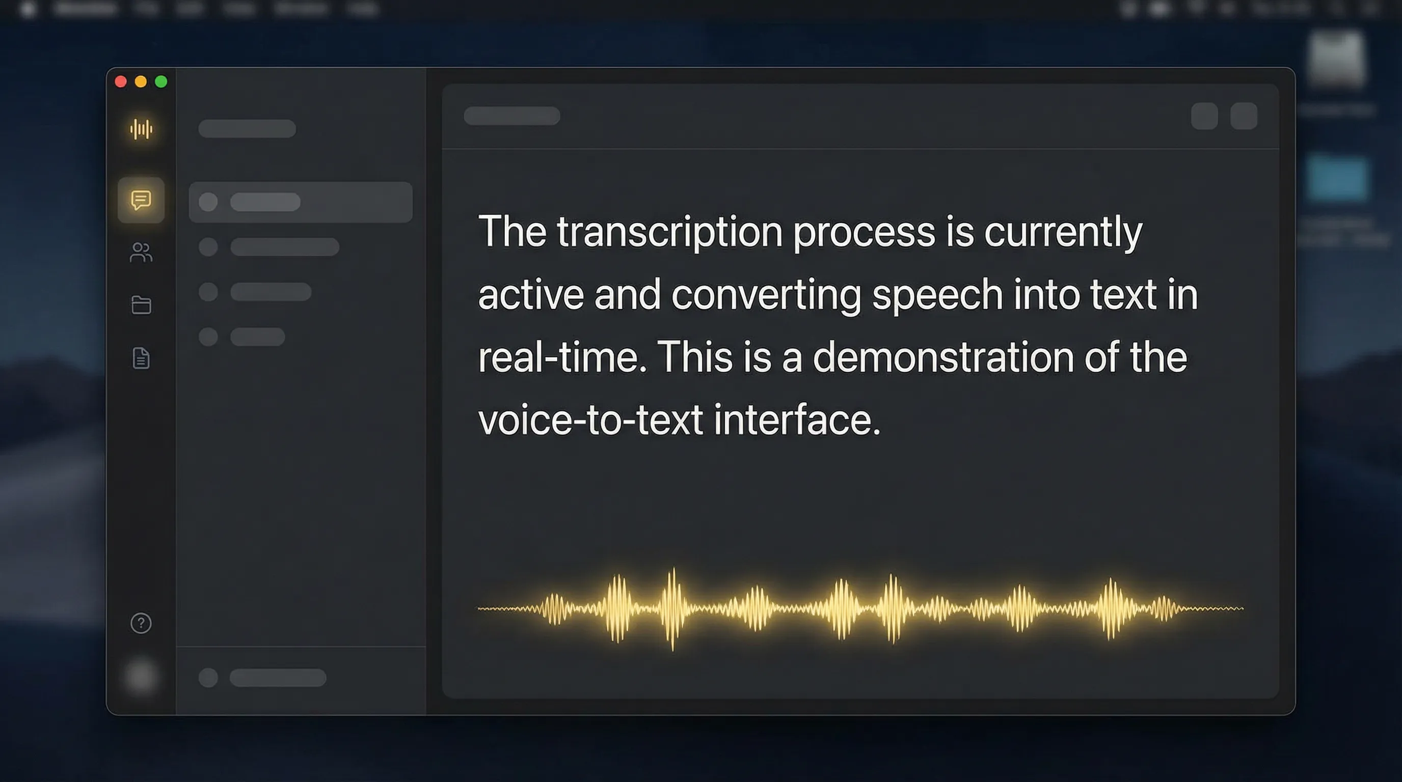 Voxor Voice desktop application